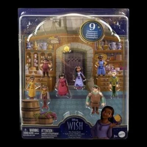 Mattel Disney Wish The Teens Mini Muñeca Set 8 Muñecas Posables y Mini Figuras Estrella - Imagen 1 de 5