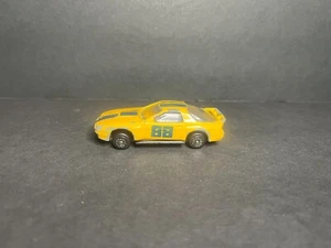 Vintage Yellow Striped Mazda Turbo D90 #88 Scale 1/64 Diecast Model Car Toy - Picture 1 of 6