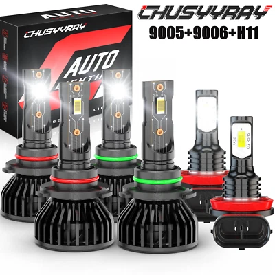 Para Chevrolet Colorado 2005-2017 2018 2019 - 6x faros LED altos/bajos + luz antiniebla Foto 1 de 4