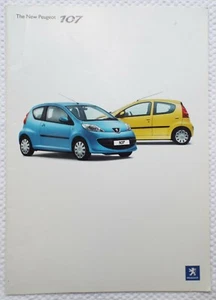 Peugeot 107 2005 UK Market Car Sales Brochure - Picture 1 of 2