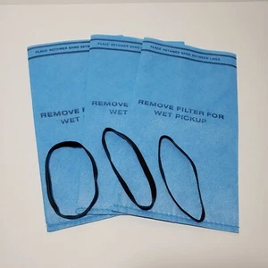 3 Wet Dry Filter Bags for 2 - 2.5 Gallon Shop Vac Vacuum Stinger Craftsman Husky - Picture 1 of 12