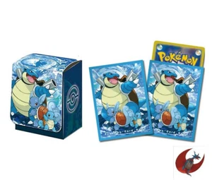64 sheets Damaged Pokemon card Blastoise  Deck shield and Case - Picture 1 of 1