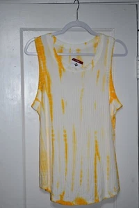 Member's Mark Damen ärmelloses geripptes tailliertes Tanktop mit Cutaway Größe Small - Bild 1 von 4