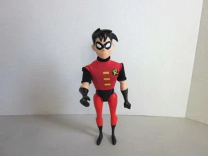 DC Comics Teen Titans ROBIN Action Figure 9" 1998 Cloth Shirt Hasbro - Picture 1 of 3