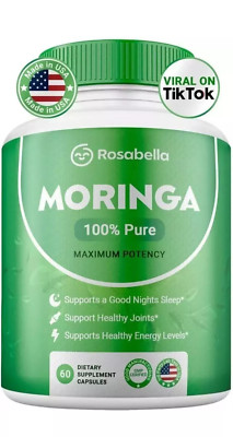 Rosabella Moringa Powder Capsules - 800mg of ...