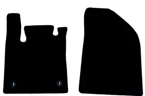 Alfombrillas delanteras de terciopelo para coche MG MG4 impermeables alfombras negras forros automáticos 2 un. - Imagen 1 de 9