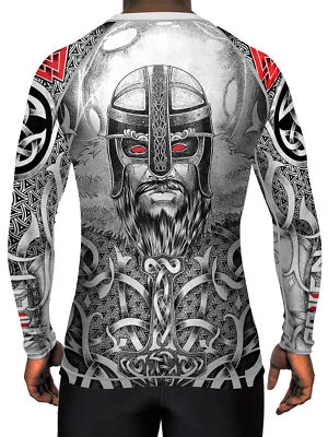 Raven Fightwear Para Hombre Norseman MMA BJJ Protector contra Erupciones Blanco  Foto 1 de 3