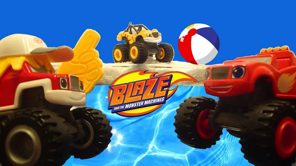 New Blaze and the Monster Machines Birthday Party Supplies Tableware & Balloons - Image 1 of 1
