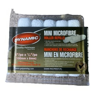 🔥Dynamische 10 Stück Mini Mikrofaser Roller Minen 4 Zoll mal 1/4 Zoll Neu im Karton - Bild 1 von 4