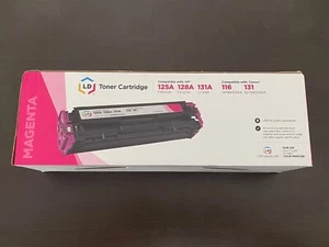 Cartuccia toner magenta LD compatibile con HP125A/128A/131A Canon 116/131 sigillata - Foto 1 di 2
