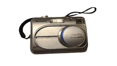 Fujifilm FinePix A210 3.2MP Compact Digital Camera Silver Tested  - Image 1 of 4