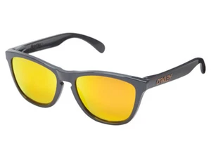 Occhiali da sole Oakley Frogskins Toxic Blast polarizzati OO9013-31 grigio/iridio fuoco - Foto 1 di 1