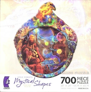 Mystical Shapes Fantasy Realm - King Arthur's Merlin 700 Piece Puzzle - Steve Ro - Picture 1 of 1