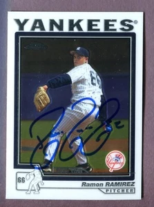 2004 Topps Chrome Traded #T152 Ramon Ramirez RC Autographed Signed AUTO Yankees - Picture 1 of 1
