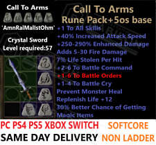 ✅PC PS4 PS5 XBOX SWITCH✅CALL TO ARMS + %Life/Mana Diablo 2 Resurrected Items D2R