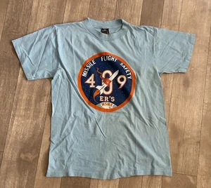 Vintage 70s Anvil 409 Missile Flight Safety ER’s WSMR Space Military Tee Herren L - Bild 1 von 11