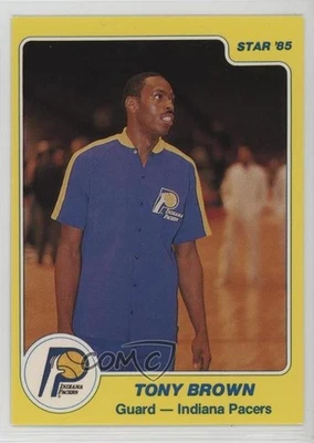 1984-85 Star Tony Brown #53 Rookie RC - Image 1 of 2