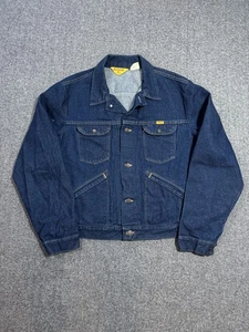 Vintage Rustler Trucker Denim Jeansjacke Cowboy Denim Western 70er 80er L-XL USA - Bild 1 von 8