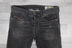 Mens Diesel Sleenker Stretch Slim Skinny Grey Jeans W32 L32 Wash 069JR - Picture 1 of 13