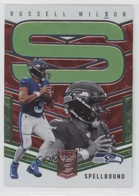 2018 Donruss Elite Spellbound Red /99 Russell Wilson #SB-RW4 - Image 1 of 2