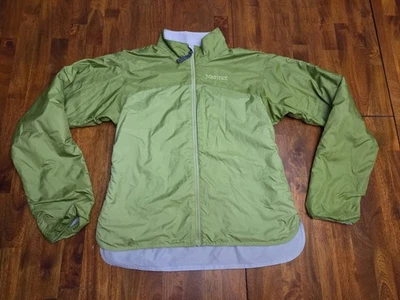 Chaqueta cortavientos ligera forrada MARMOT cremallera completa verde lima mujer mediana Foto 1 de 4