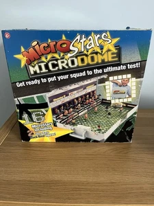 Microstars Microdome In Original Box Retro Vintage Football Figures - Picture 1 of 4