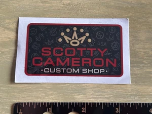 NEW Scotty Cameron Putters Titleist Custom Shop Black Red Sticker Greatest Hits - Picture 1 of 2