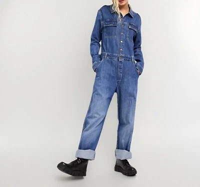 WRANGLER WOMEN'S UTILITY JUMPSUIT W9N95E93E SUMMER BREEZE S - Image 1 of 4