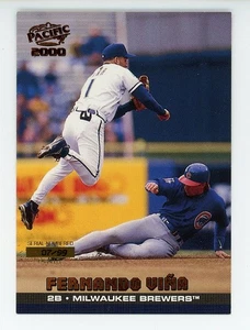 2000 Pacific #239 Fernando Vina Platinum Blue NM or Better - Picture 1 of 2