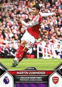 TOPPS NOW 25-2026 EPL PREMIER LEAGUE #17 MARTIN ZUBIMENDI ARSENAL PREORDER - Bild 1 von 2