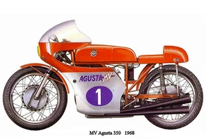 1968 MV Augusta 350 - Promotional Advertising Poster - Picture 1 of 1