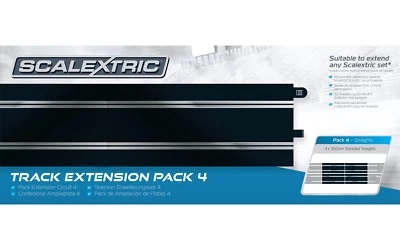 Scalextric C8526, Scalextric Track Extension Pack 4 - Image 1 of 2