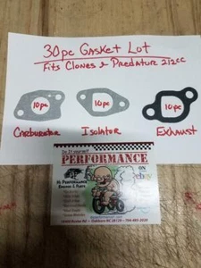 Predator 212 / Honda Clone Gaskets (10 Pack Ea = 30 Total Gaskets) - Picture 1 of 1