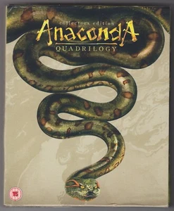 Anaconda Quadrilogy Blu Ray Box Set 4 Movies Anacondas Hunt For the Blood Orchid - Picture 1 of 3