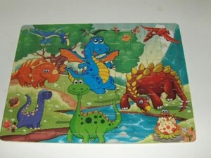 NEW Framed 60 pieces - Dinosaur Friends - Picture 1 of 1