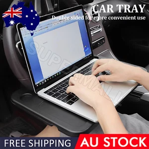 Car Steering Wheel Tray Table Laptop Stand Desk Food Drink Holder OZ - Picture 1 of 9