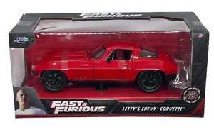 Letty's Chevy Corvette Red Jada Toys Fast & Furious Die Cast Model Car #98298 1: - Picture 1 of 1