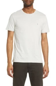 AllSaints Brace Tonic Crewneck T-Shirt in Marble Grey at Men's Size Large - Picture 1 of 7
