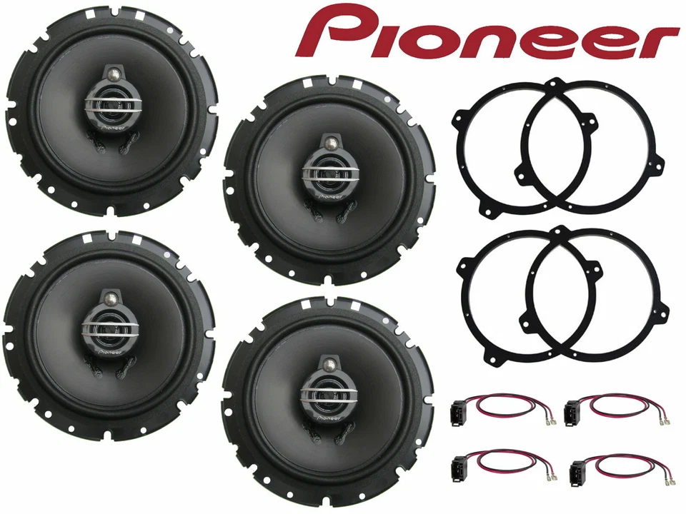 Pioneer passend für BMW 3er E46 98-07  Lautsprecher Set Tür Vorn Hinten 500 W - Bild 1 von 4