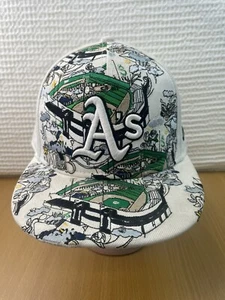 New Era 59FIFTY Fitted Cap Oakland Athletics MLB Size 7 3/8 Embroidered RARE - Picture 1 of 9