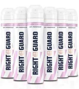 6x 250ml Right Guard Womens Deodorant Total Defence 5 Soft Anti-Perspirant Spray - Picture 1 of 3