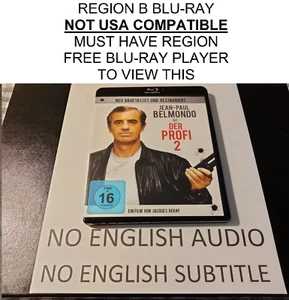 NO ENGLISH Le Solitaire 1987 Blu-ray REGION B Jean-Paul Belmondo Action Crime - Picture 1 of 2