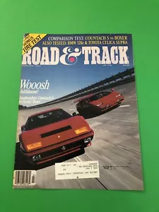 1982 FERRARI BOXER ORIGINAL VINTAGE PRINT AD MAGAZINE COVER - Bild 1 von 1