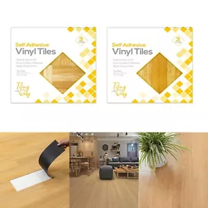 Vinylboden Fliesen Holzoptik selbstklebend einfache Montage Zuhause Schlafzimmer Küche - Bild 1 von 9