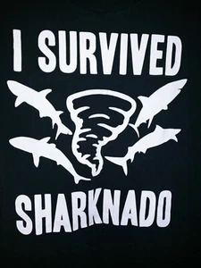 Ripple Junction Sharknado Black Graphic TShirt Size Medium Good Condition Nice - Bild 1 von 4