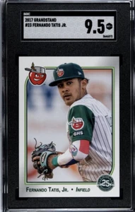 2017 Fernando Tatis Jr. Ft. Wayne Tin Caps RC, SGC Mint+ 9.5, 1st Minor League - Picture 1 of 2