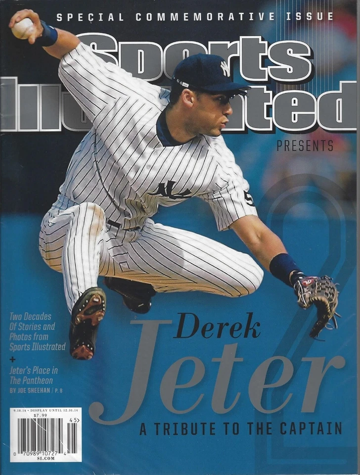 DEREK JETER FAREWELL TRIBUTE SPORTS ILLUSTRATED MAGAZINE 9/18/2014 💲 - Image 1 of 1