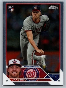 Jake Irvin Rookie RC Base 2023 Topps Chrome Update Baseball - Picture 1 of 2