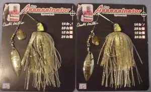 2 ~Crappie Assassinator 1/4 oz *Compact Spinnerbait CWGG-CTS Chart Tennesse Shad - Picture 1 of 5