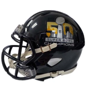 Denver Broncos Super Bowl 50 Champions Riddell NFL Speed Mini Helmet - Picture 1 of 2